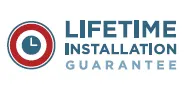 lifetime installation guarantee logo